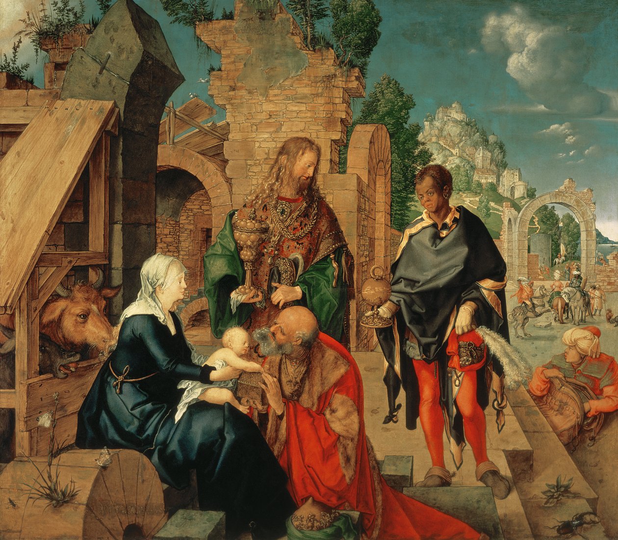 Anbetung der Könige, 1504 von Albrecht Dürer