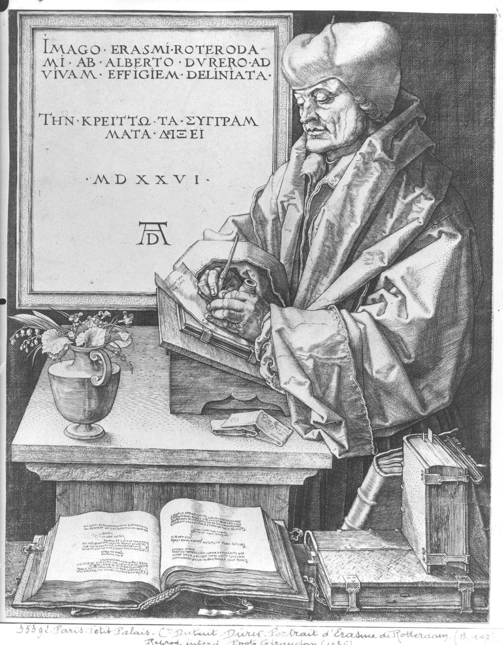 Desiderius Erasmus (1466-1536) von Rotterdam, 1526 von Albrecht Dürer