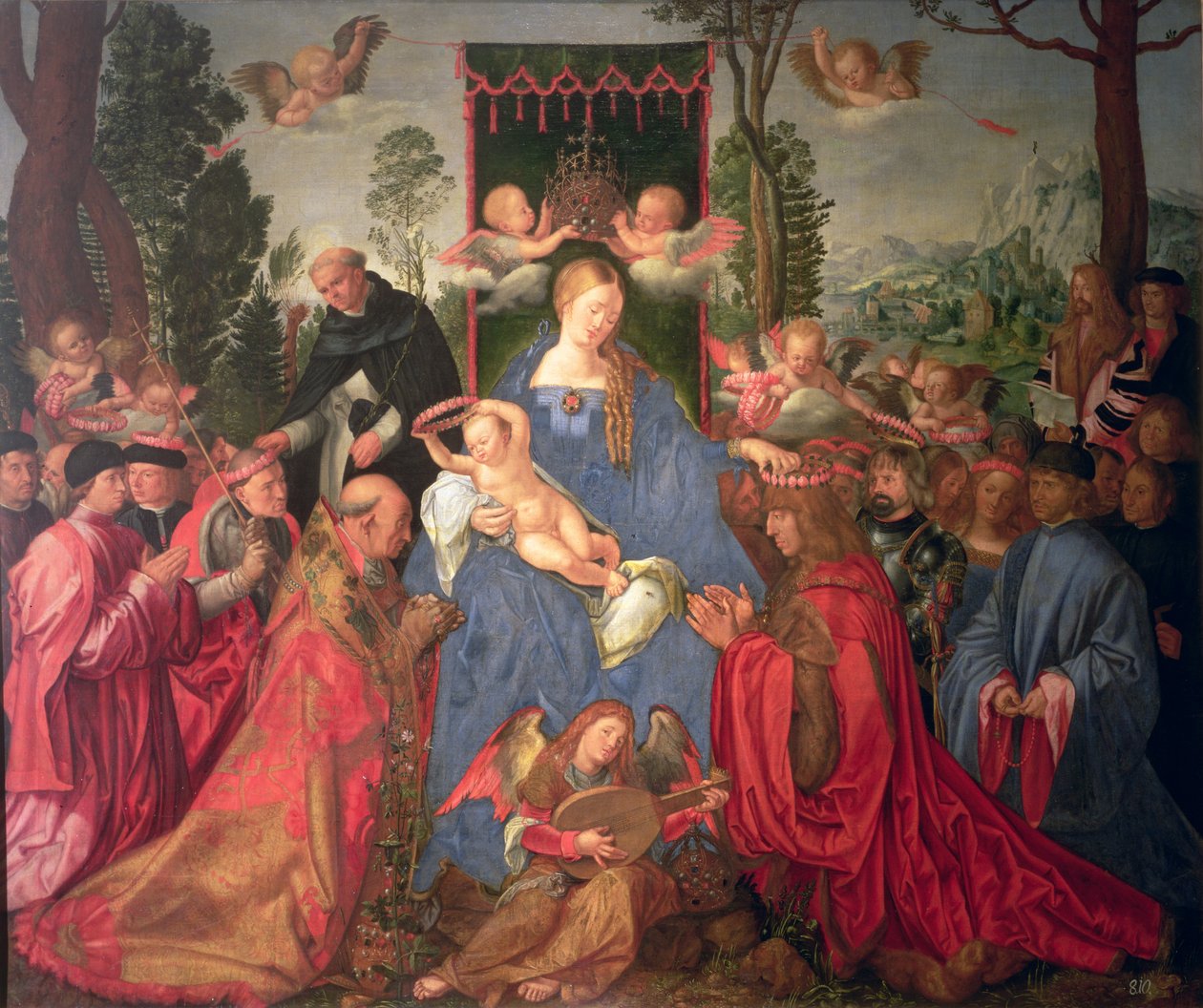 Rosenkranzaltar, 1600 von Albrecht Dürer