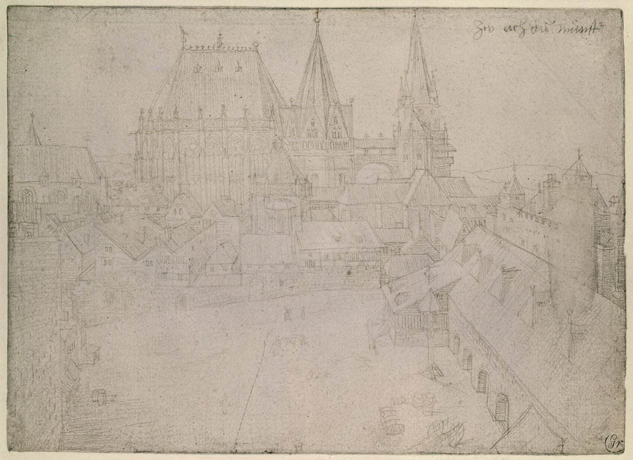 Der Dom von Aachen, 1520 von Albrecht Dürer