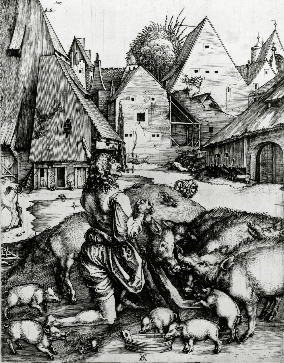 Der verlorene Sohn, 1496 von Albrecht Dürer