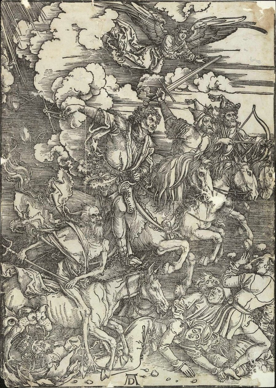 Die vier apokalyptischen Reiter von Albrecht Dürer