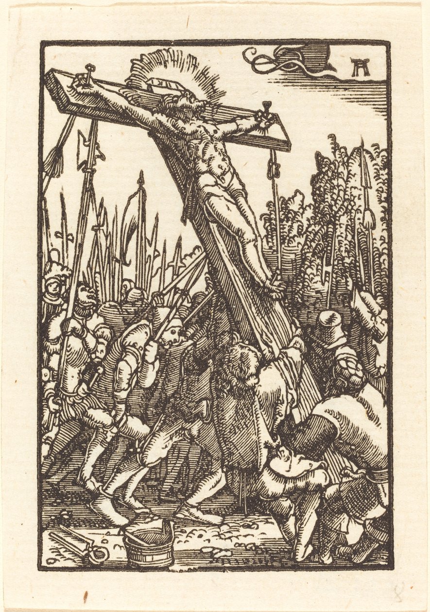 Die Kreuzaufrichtung von Albrecht Altdorfer