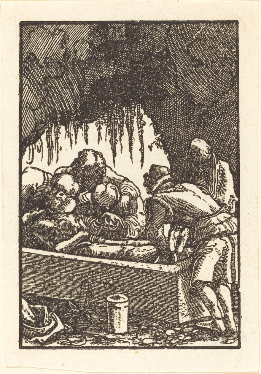 Die Grablegung von Albrecht Altdorfer