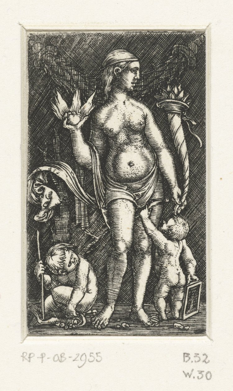 Venus mit zwei Putti von Albrecht Altdorfer