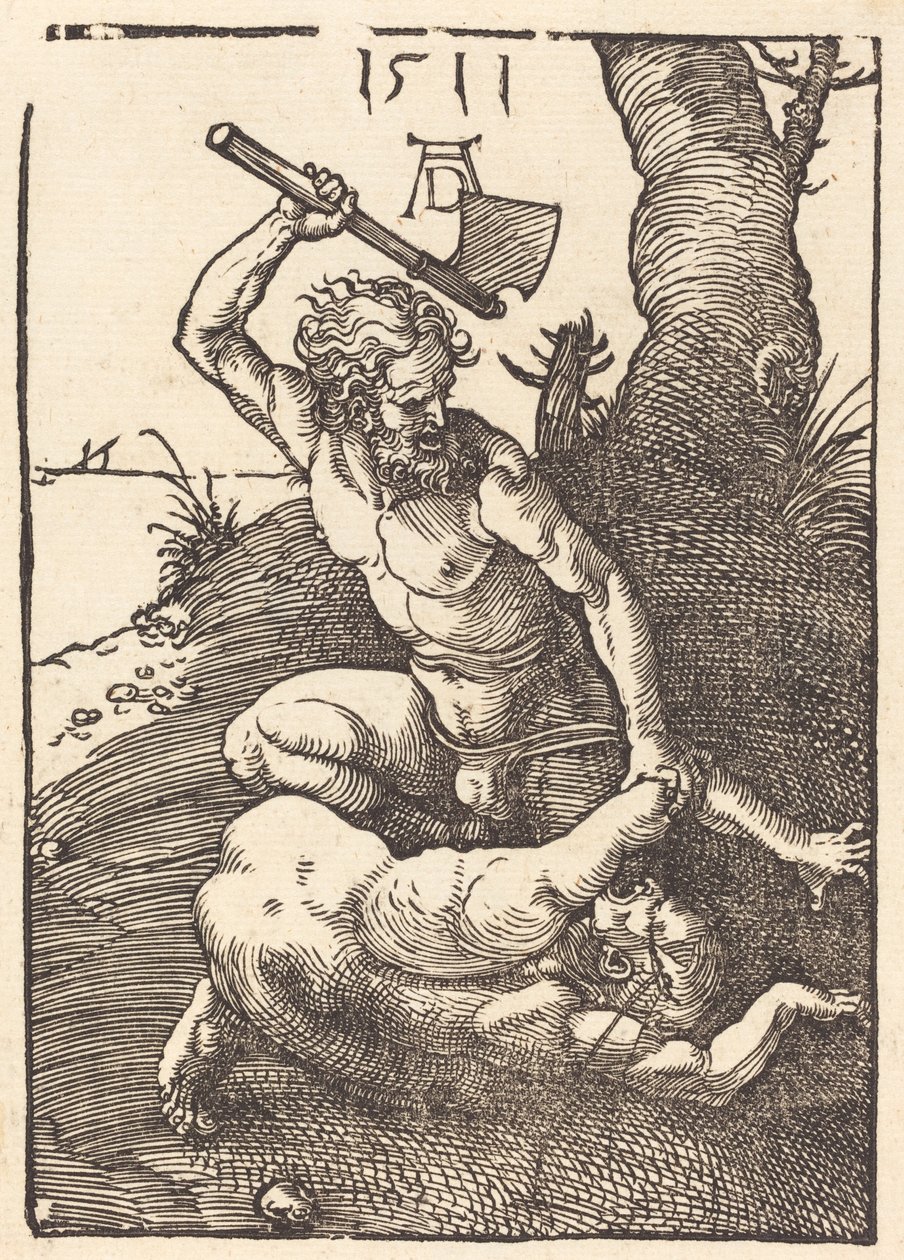 Kain tötet Abel, 1511 von Albrecht Dürer