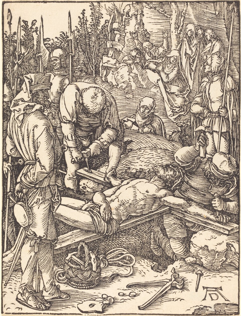 Christus ans Kreuz genagelt von Albrecht Dürer