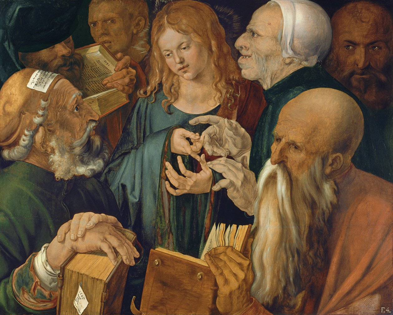Christus unter den Ärzten, 1506 von Albrecht Dürer