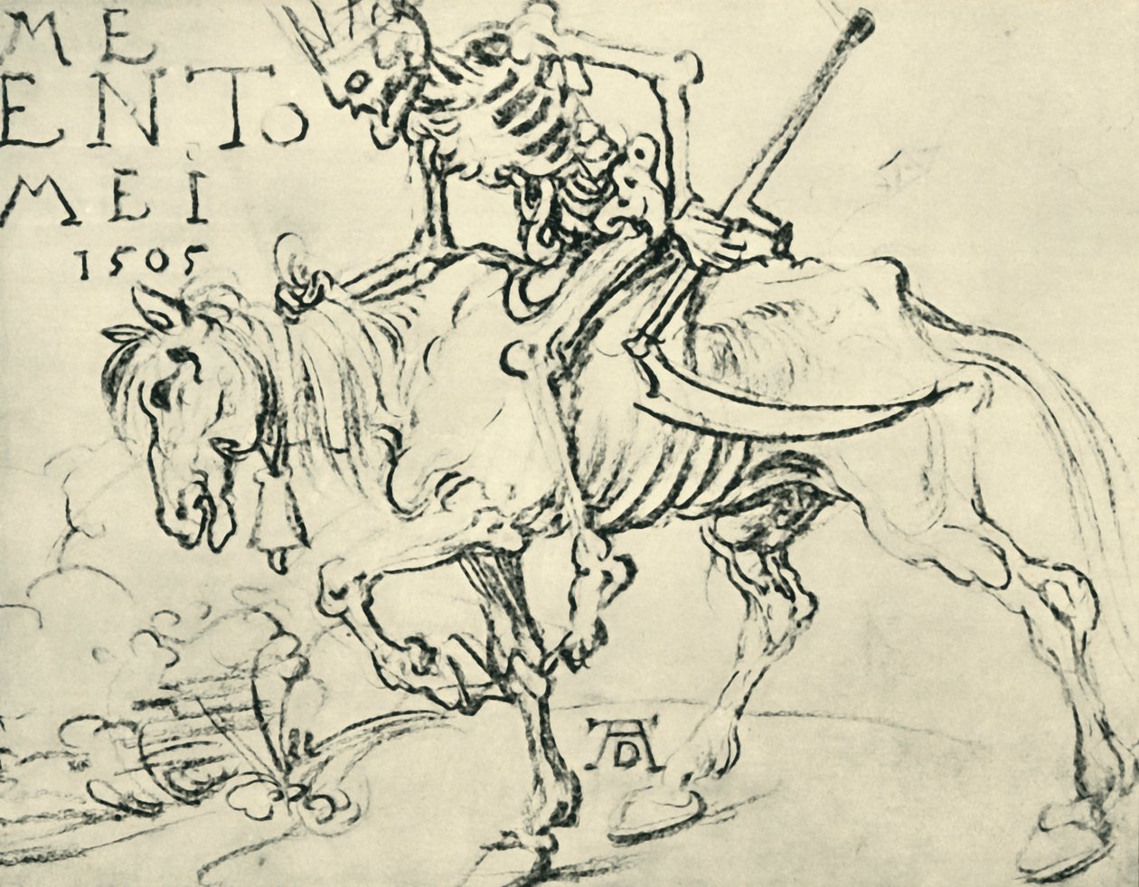 Der Tod reitet, 1505, 1943 von Albrecht Dürer