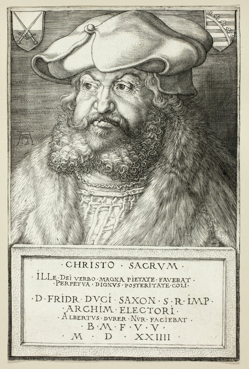 Kurfürst Friedrich der Weise von Sachsen von Albrecht Dürer