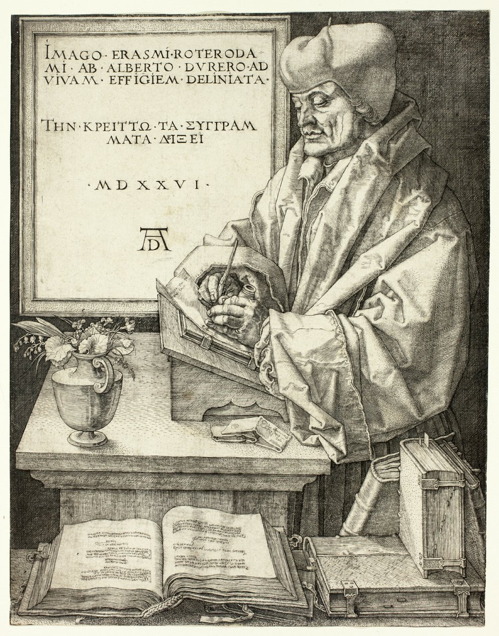 Erasmus von Rotterdam von Albrecht Dürer