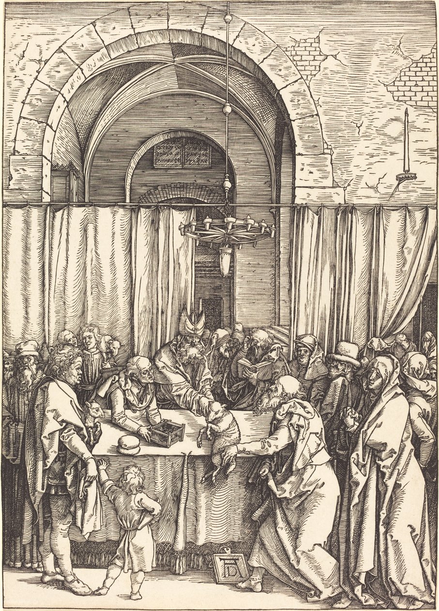 Joachims Opfer wird abgelehnt von Albrecht Dürer