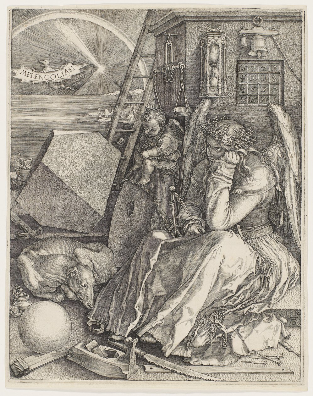 Melencolia I, 1514 von Albrecht Dürer