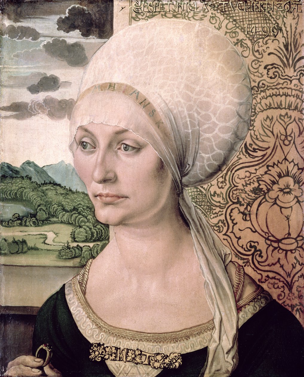 Porträt von Elsbeth Tucher, 1499 von Albrecht Dürer