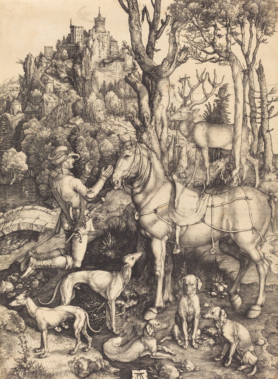 Heiliger Eustachius, ca. 1500-1501 von Albrecht Dürer