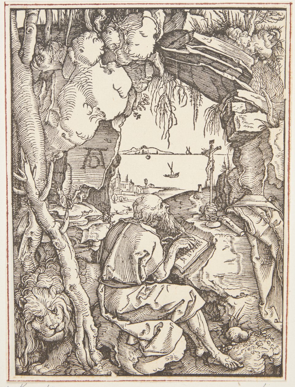 St. Hieronymus in der Höhle von Albrecht Dürer