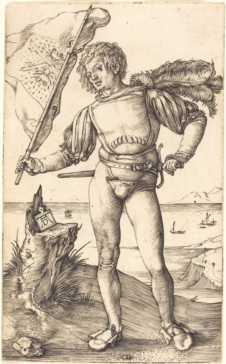 Fahnenträger von Albrecht Dürer