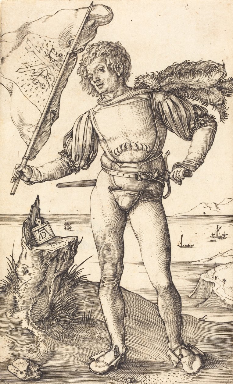 Fahnenträger von Albrecht Dürer