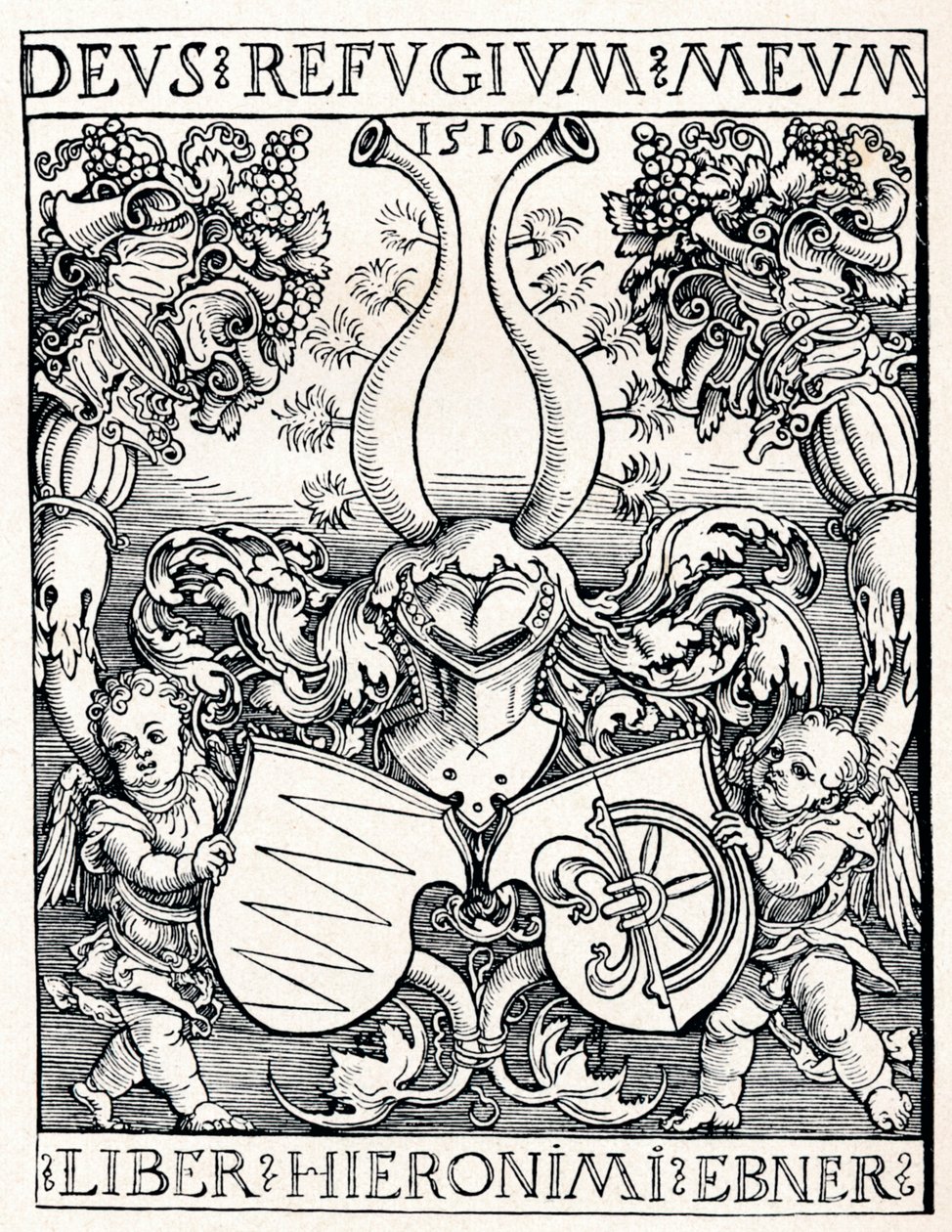 Das Exlibris von Jerome Ebner, 1516 1906 von Albrecht Dürer