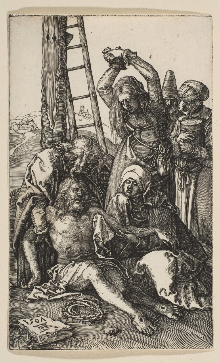 Die Beweinung, aus Die Passion, 1507 von Albrecht Dürer