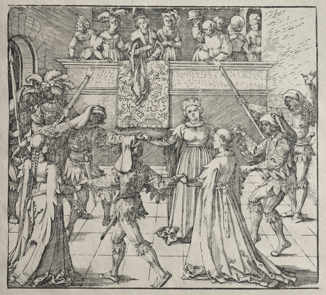 Die Maskerade von Albrecht Dürer
