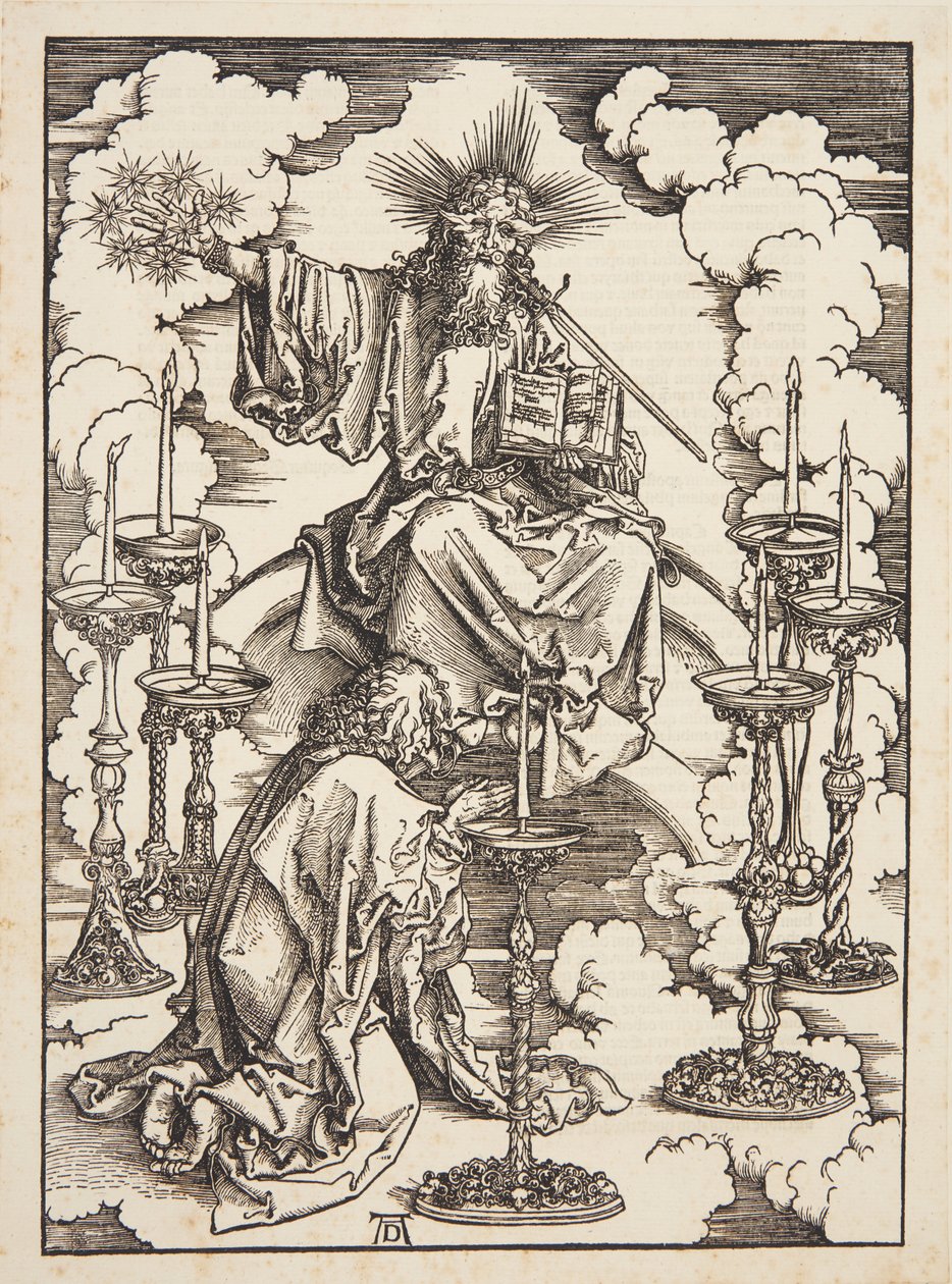 Die Vision der sieben Leuchter von Albrecht Dürer