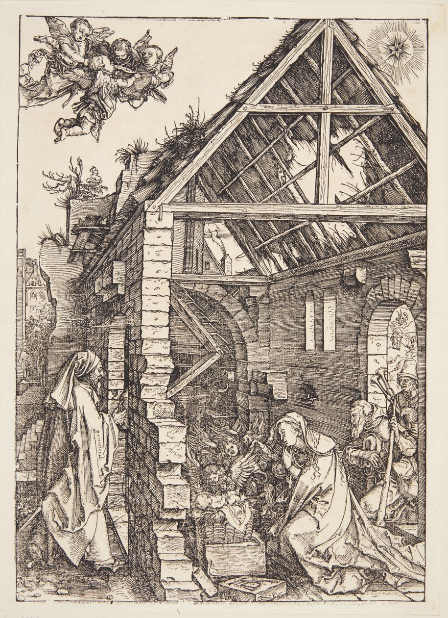 Die Anbetung der Hirten von Albrecht Dürer