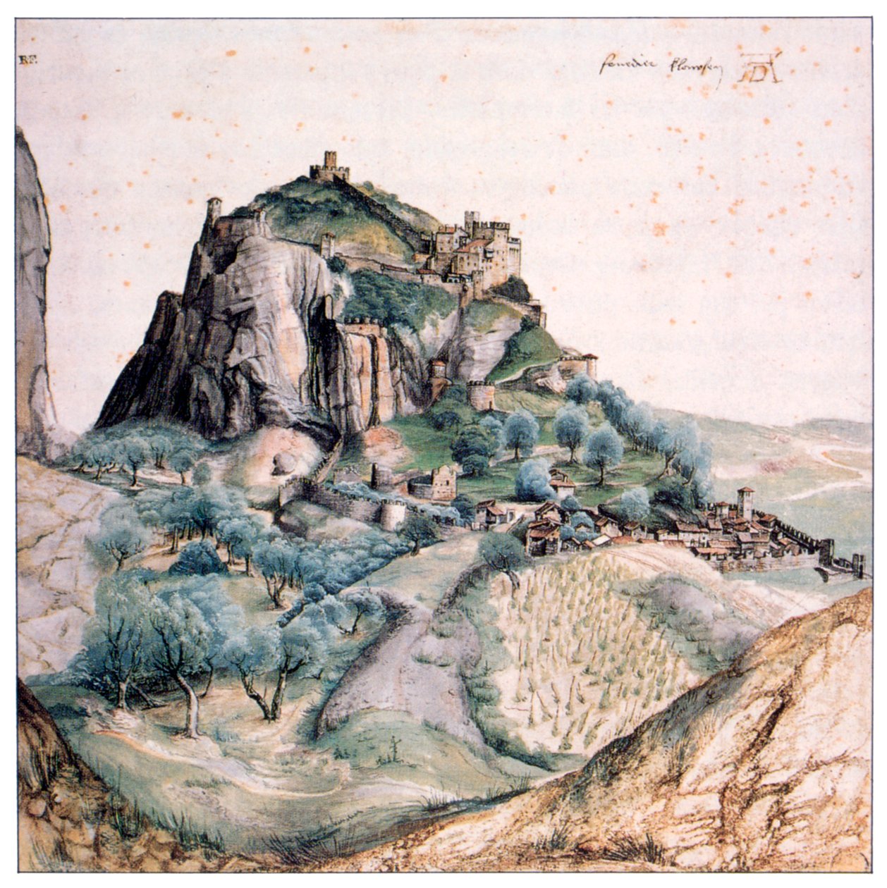 Blick auf Arco, 1495 von Albrecht Dürer