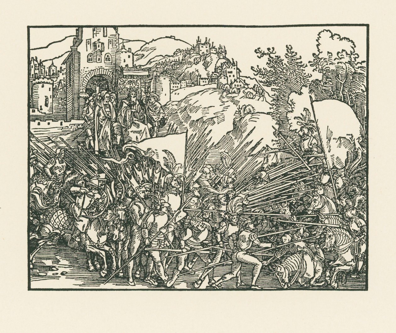 Holofernes kämpft gegen die Juden von Albrecht Dürer or Duerer