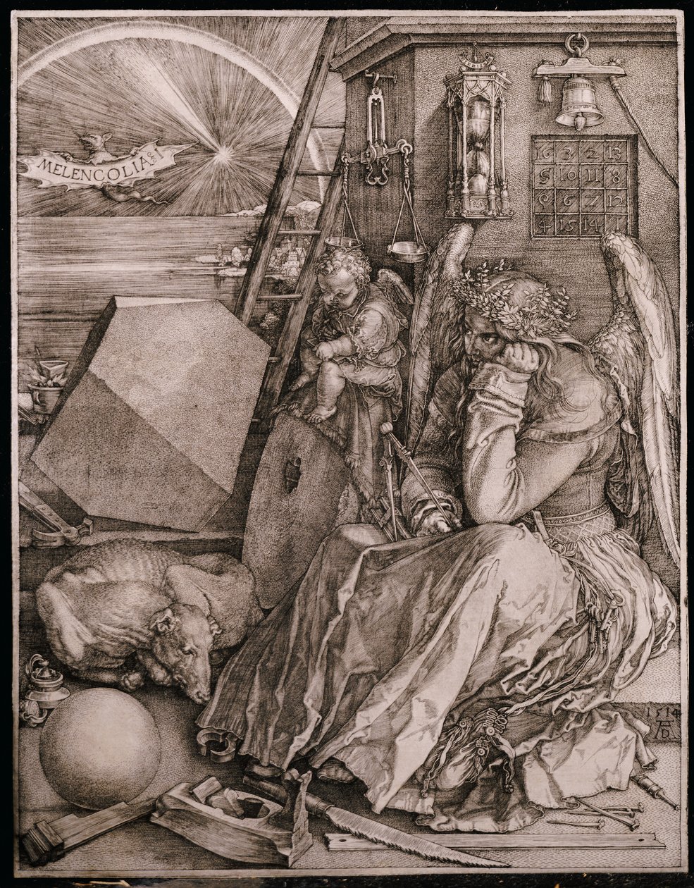 Melancholie, 1513 von Albrecht Dürer