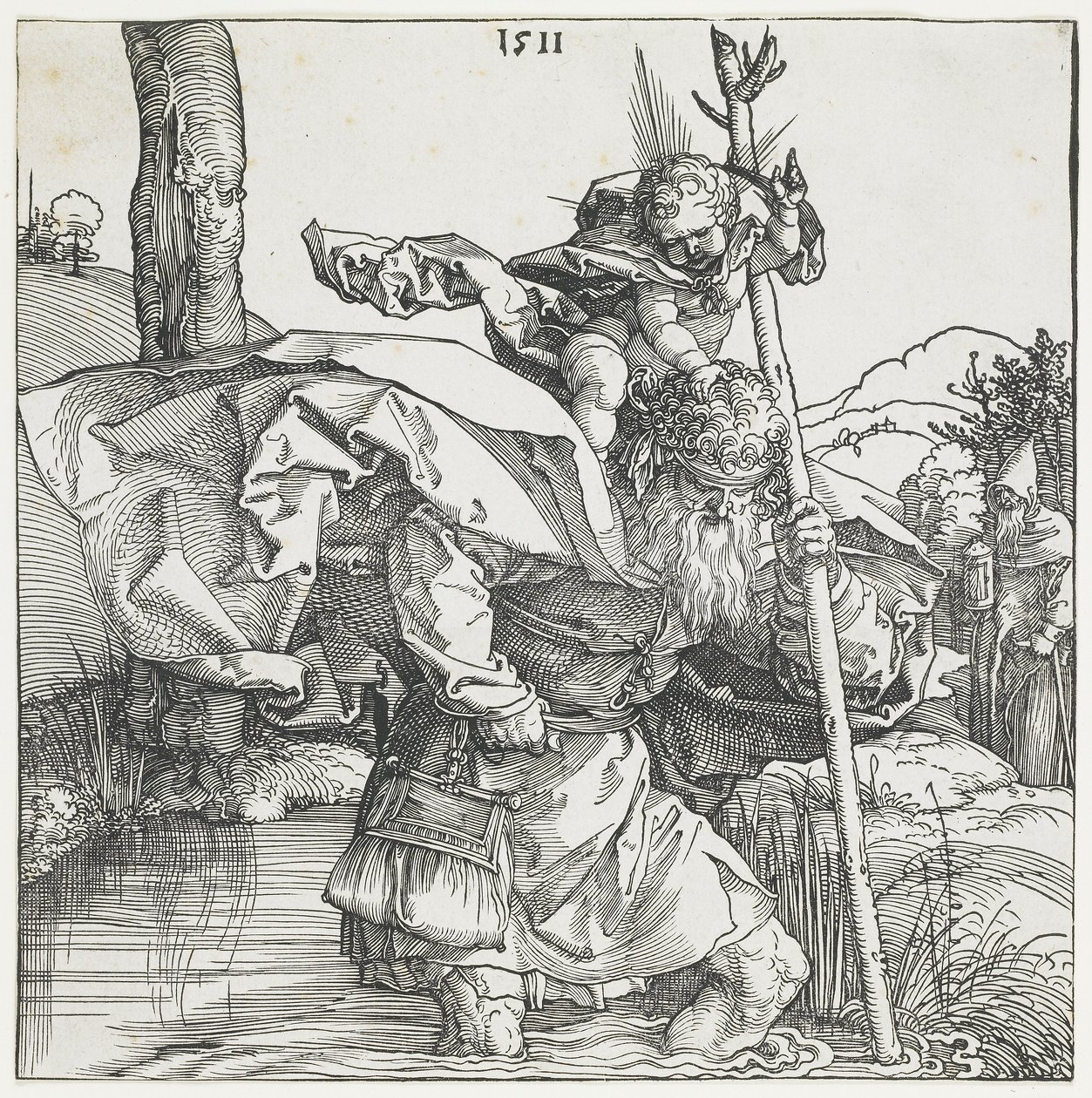 Heiliger Christophorus von Albrecht Dürer