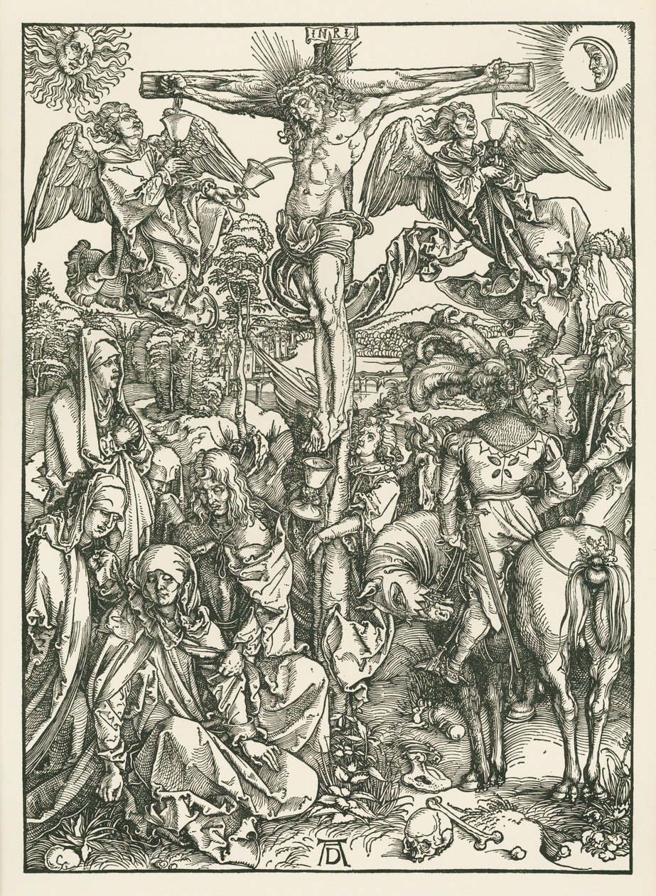 Die Kreuzigung, um 1498 von Albrecht Dürer or Duerer