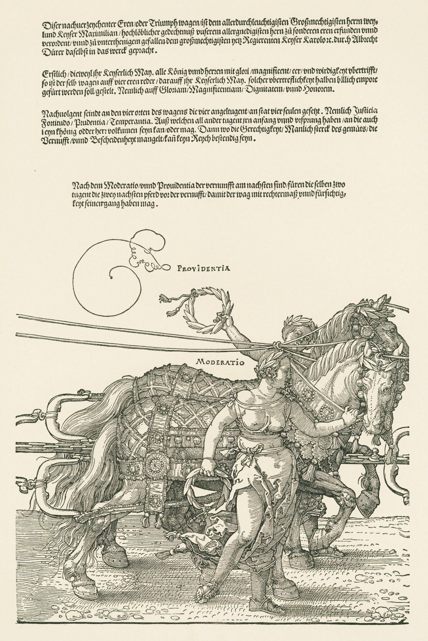 Der große Triumphwagen von Albrecht Dürer or Duerer