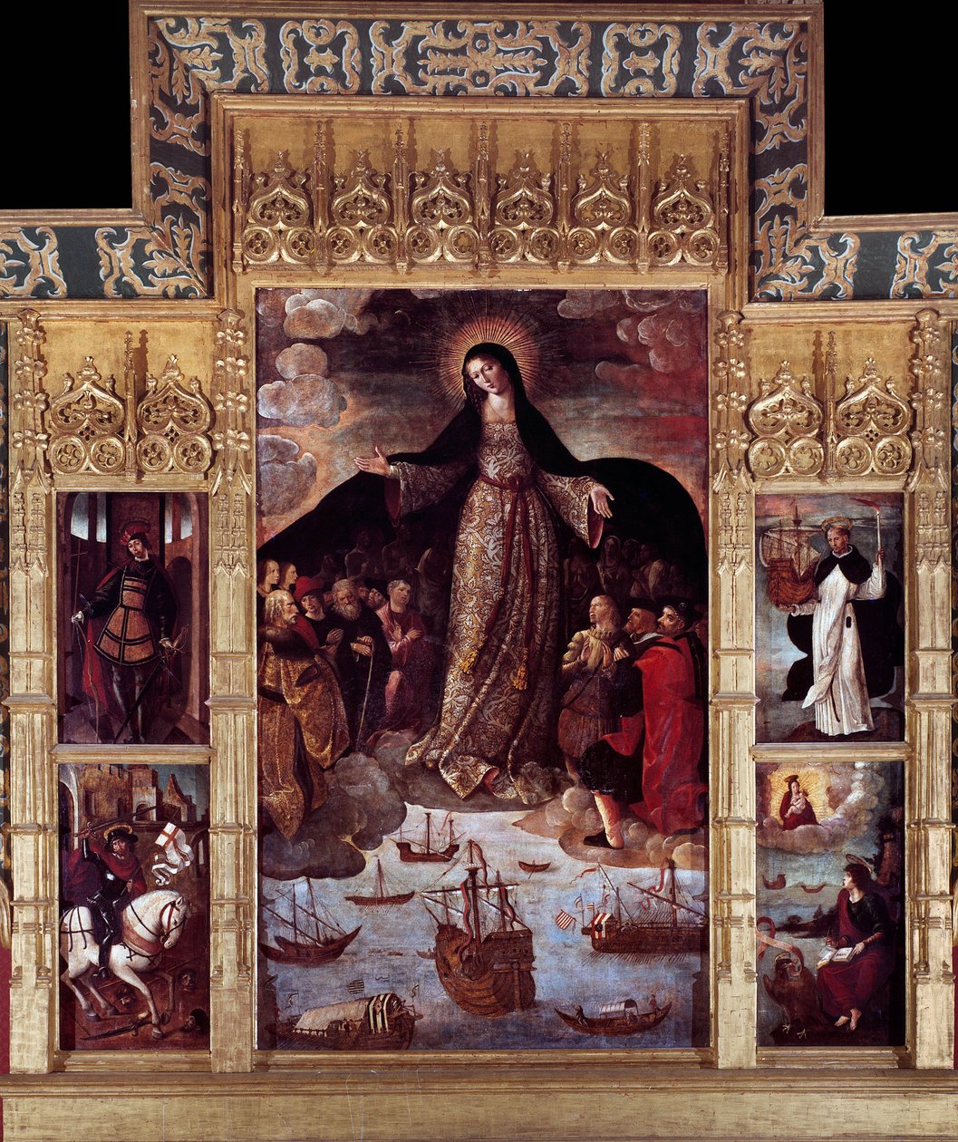 Die Jungfrau der Navigatoren, 1505-36 von Alejo Fernandez