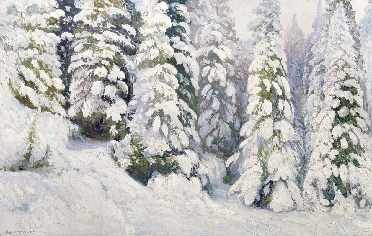 Wintermärchen, 1913 von Aleksandr Alekseevich Borisov