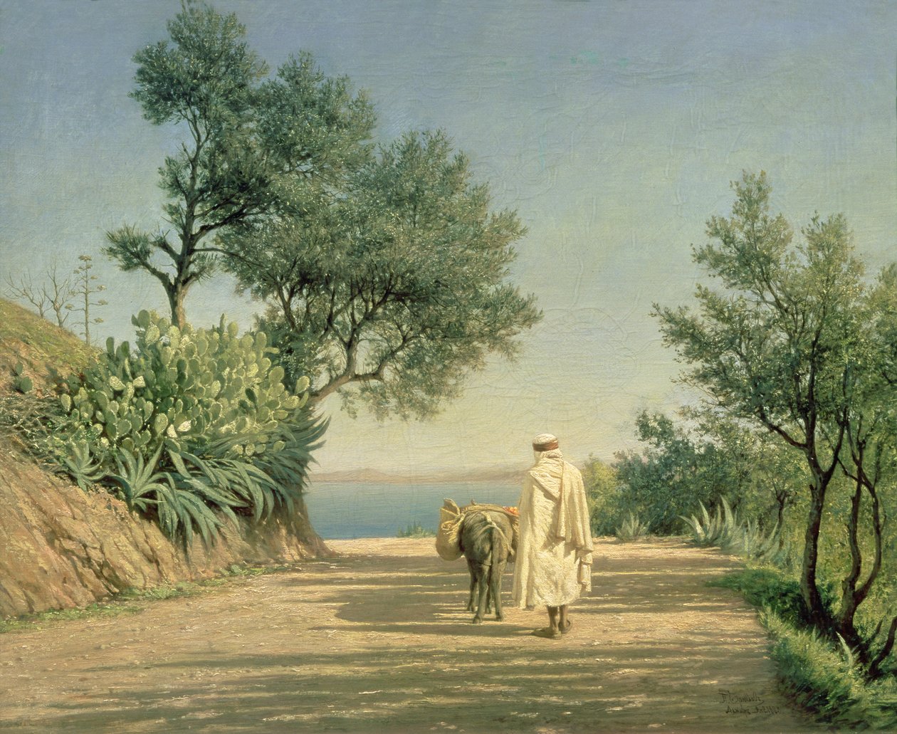 Der Weg zum Meer, Algerien, 1883 von Aleksandr Pavlovich Bryullov