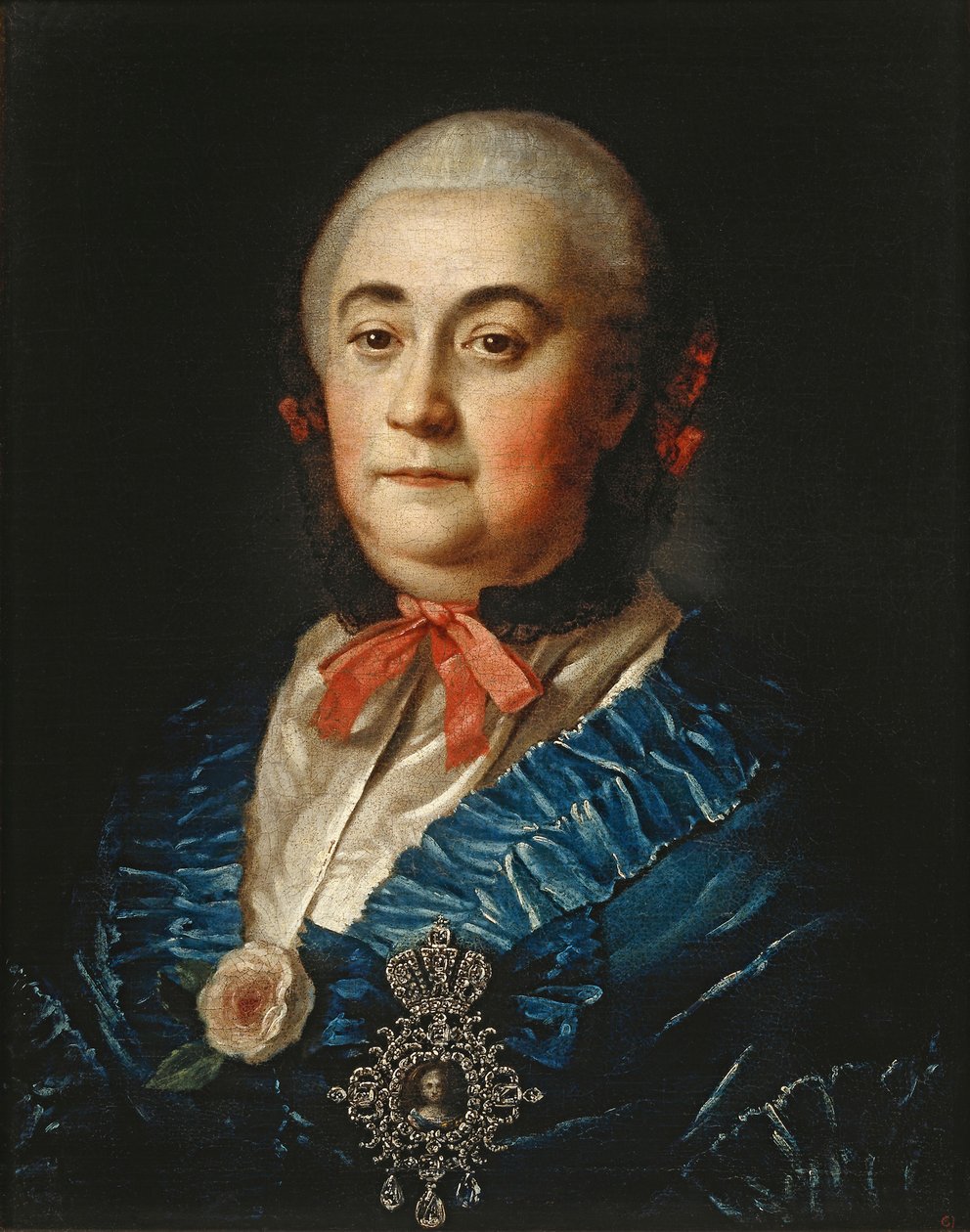 Porträt von A.M. Izmailova von Aleksey Antropov