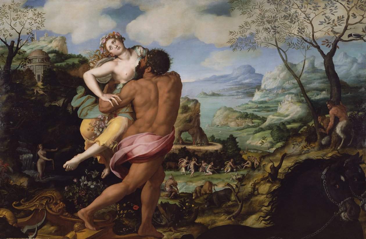 Die Entführung der Proserpina von Alessandro Allori