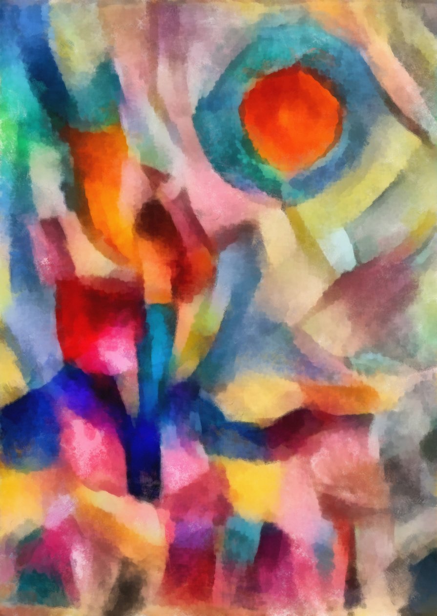 Flieder-violette Landschaft von Alex Caminker