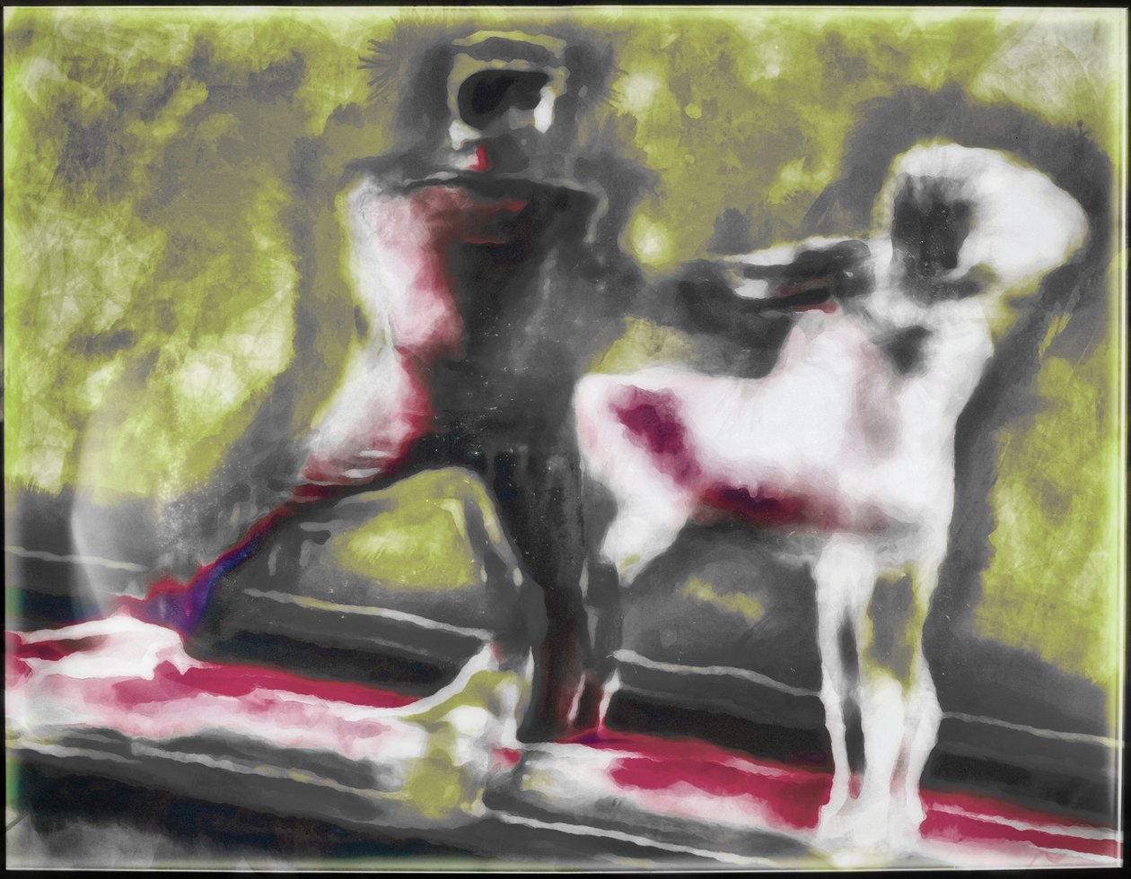 Tanzendes Paar, 2019 von Alex Caminker