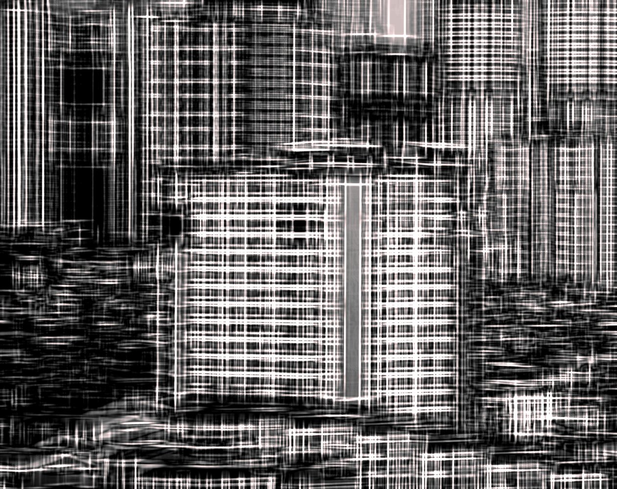 Struktur der Stadt, 2019 von Alex Caminker