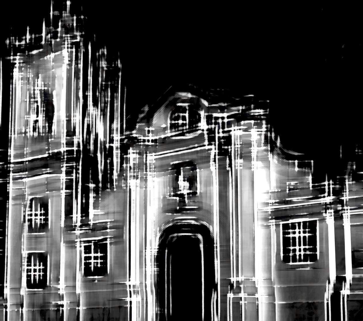 Fragment der Stadt #1, 2019 von Alex Caminker