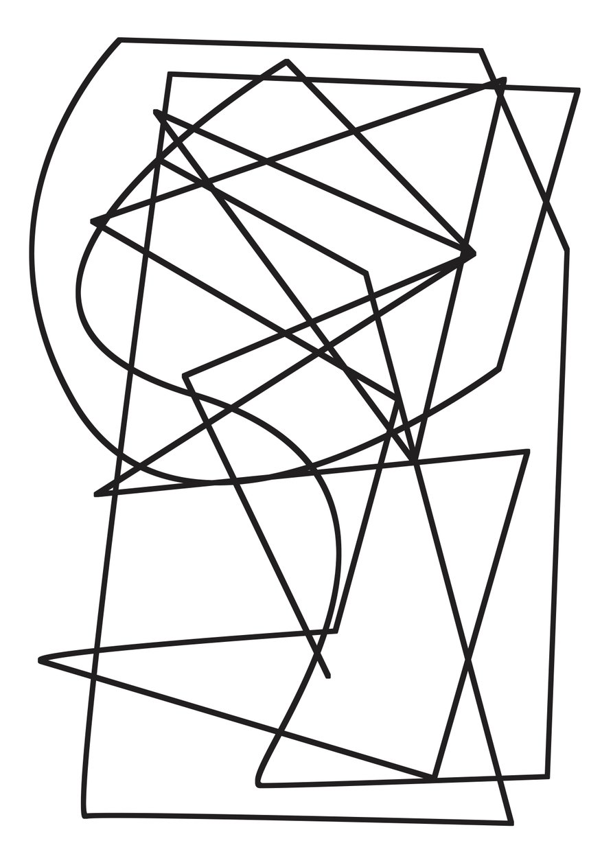 Eine Linie (Puls), 2019 von Alex Caminker