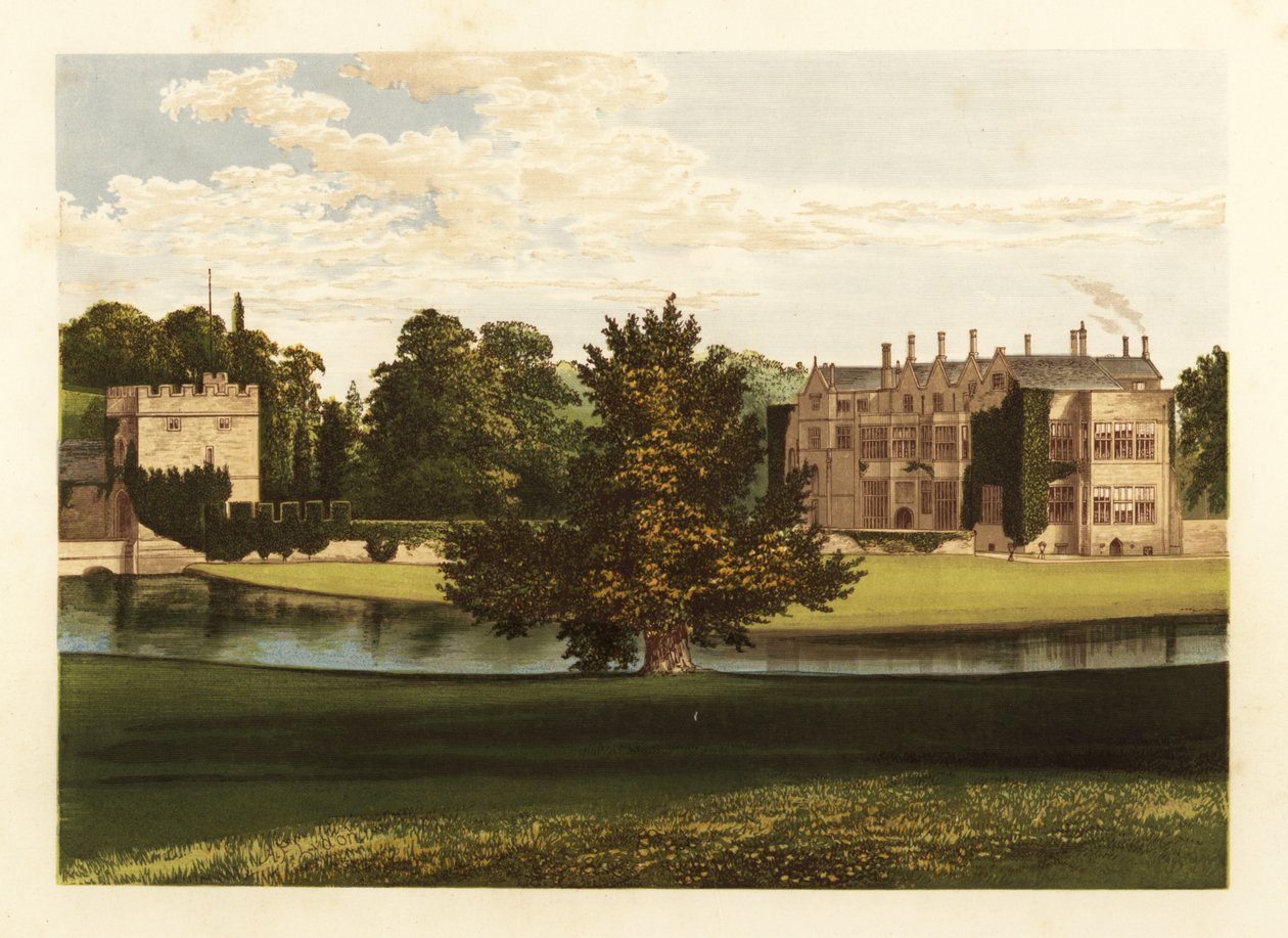 Broughton Castle, Oxfordshire, England von Alexander Francis (after) Lydon