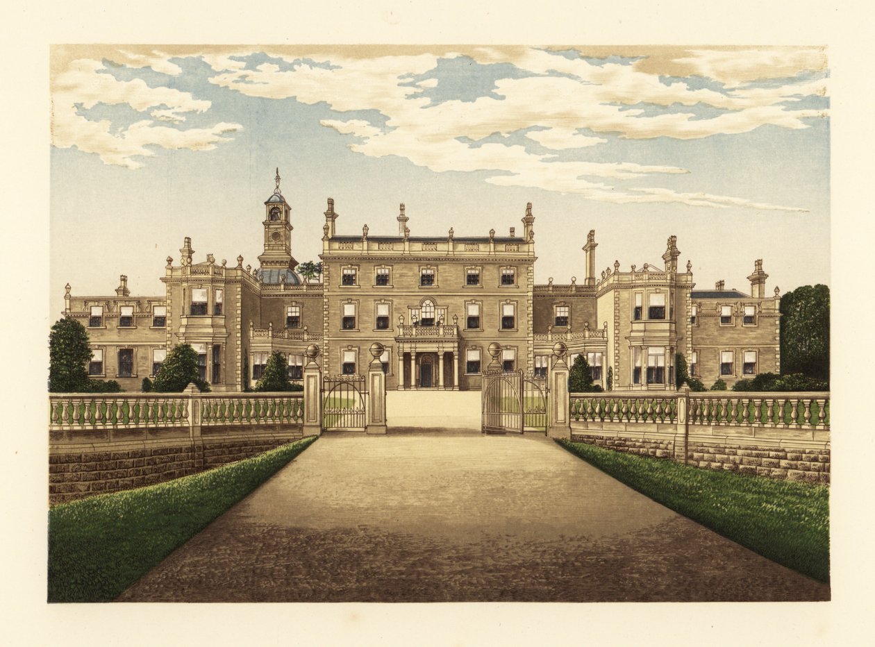 Bulwell Hall, Nottinghamshire, England von Alexander Francis (after) Lydon