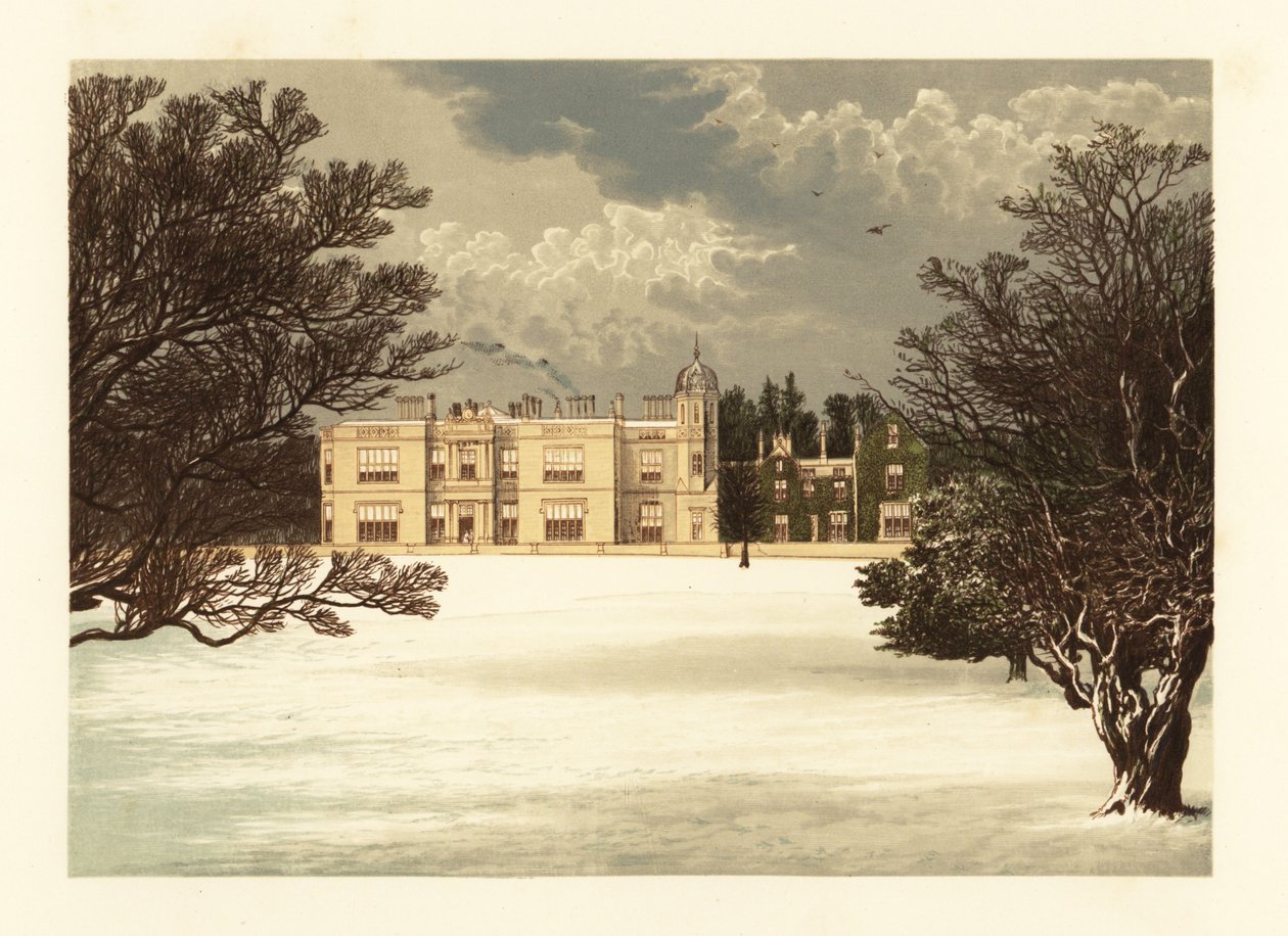 Eshton Hall, Yorkshire, England von Alexander Francis (after) Lydon