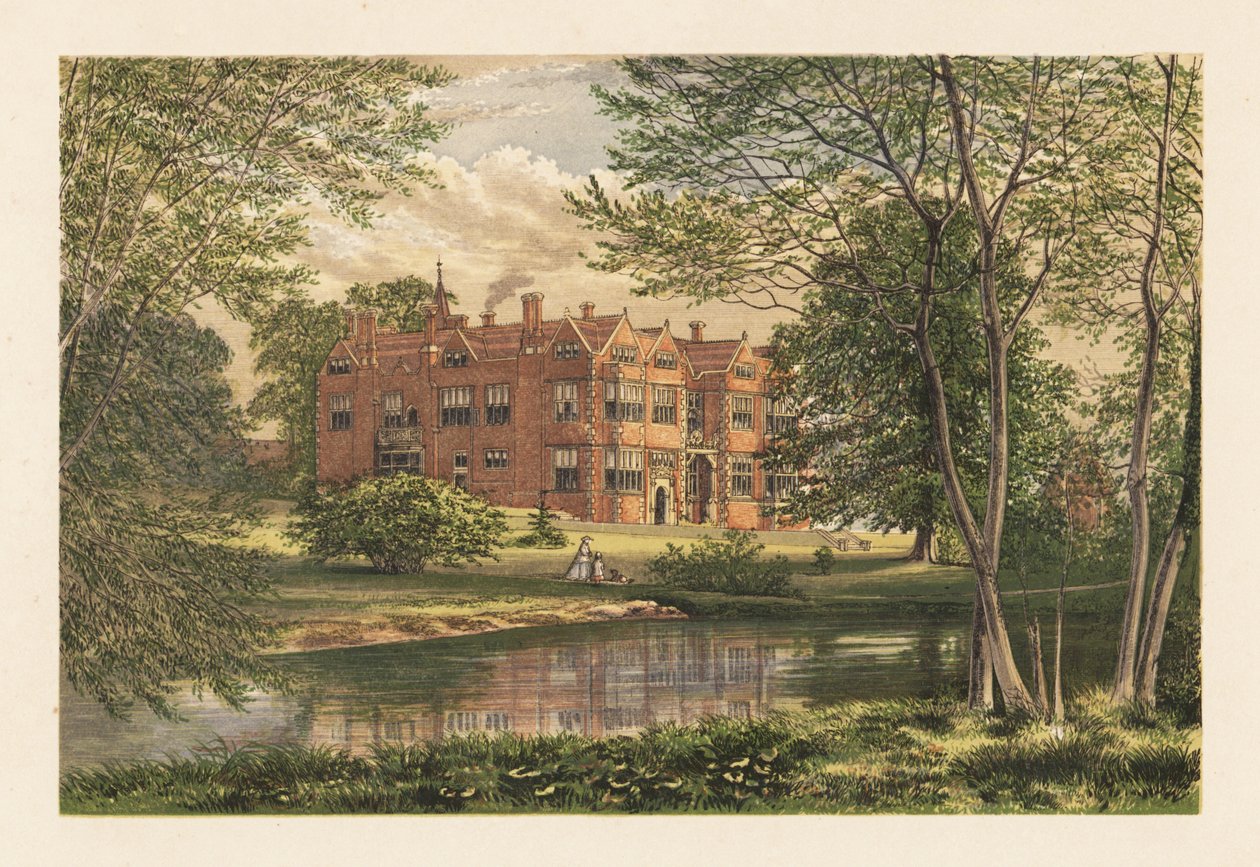 Franks Hall, Farningham, Kent, England von Alexander Francis (after) Lydon