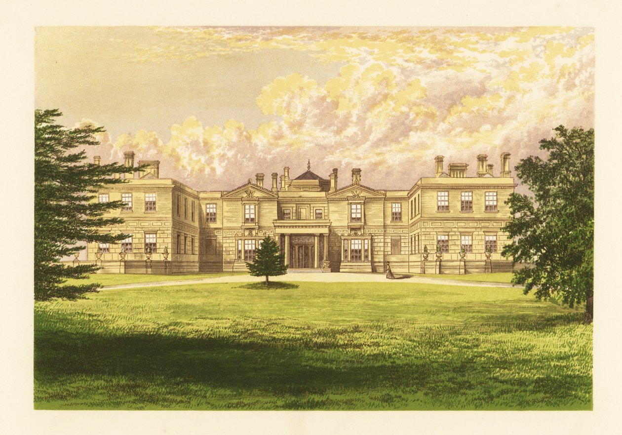 Swithland Hall, Leicestershire, England von Alexander Francis (after) Lydon