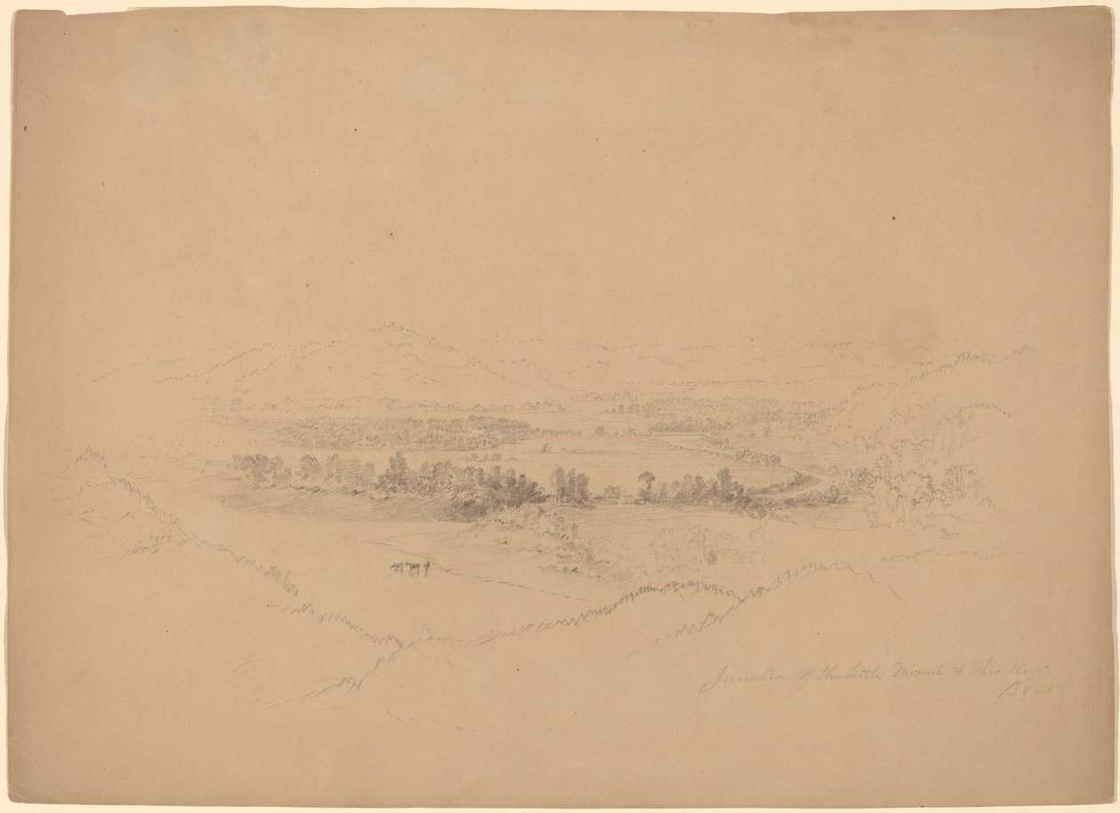 Miami und Ohio Flüsse von Alexander Helwig Wyant