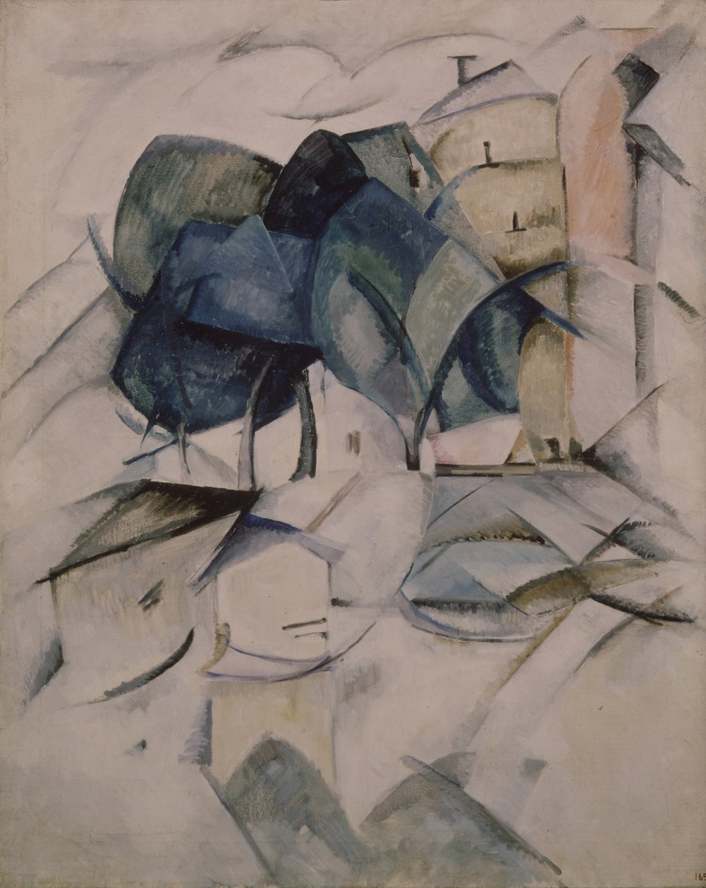Ein Seine-Ufer, 1914-1915 von Alexandra Alexandrowna Exter